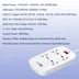 چهار راهی برق الدینو با 2 عدد USB و 2 عدد پورت تایپ سی 45 وات SC4407C